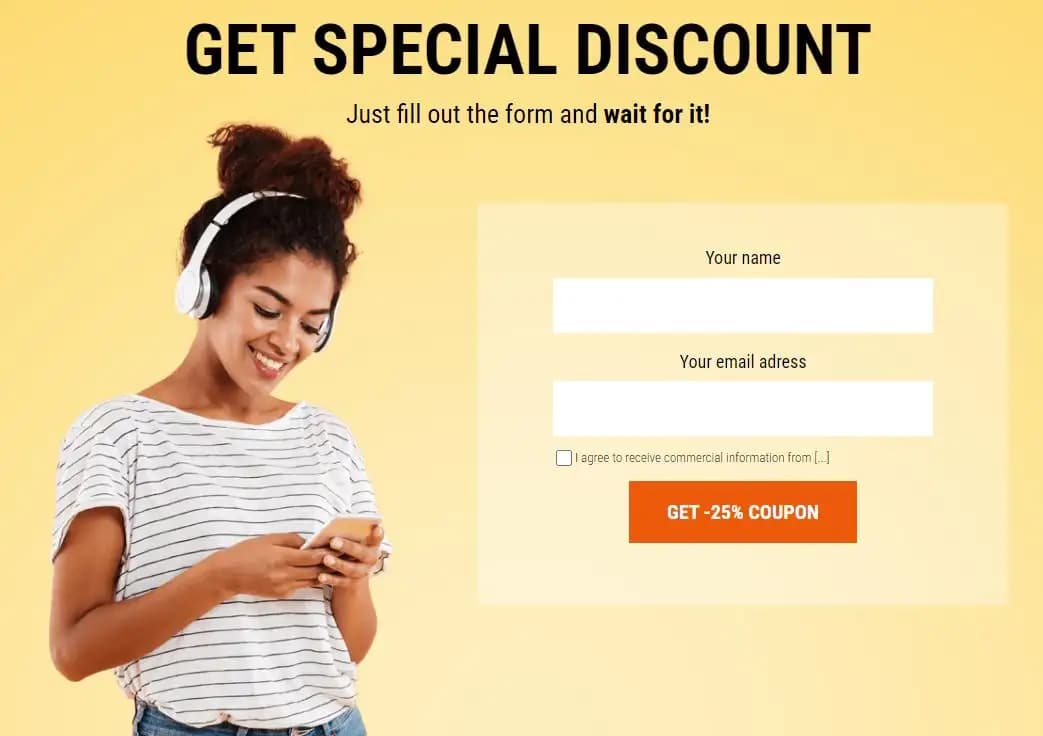 Call-to-action placement examples on landing pages