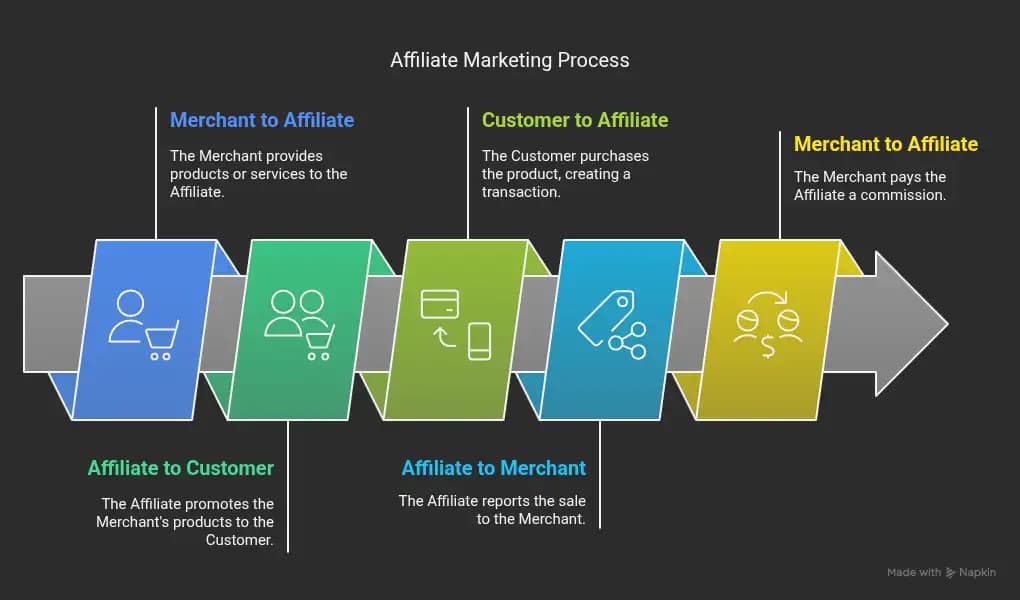 affiliate marketing process