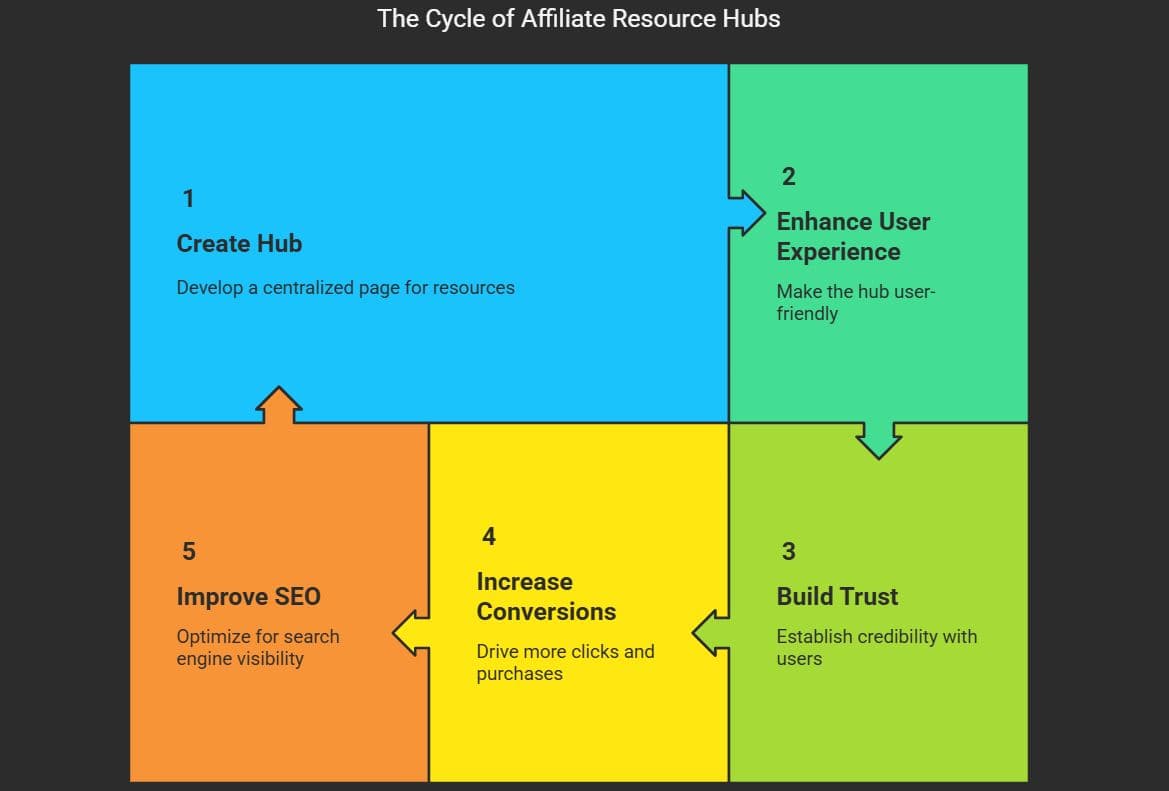 Example of an effective affiliate resource hub