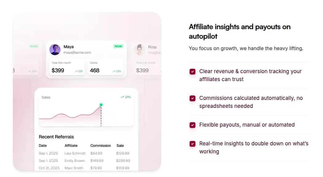 Affonso Automated Affiliate Payout