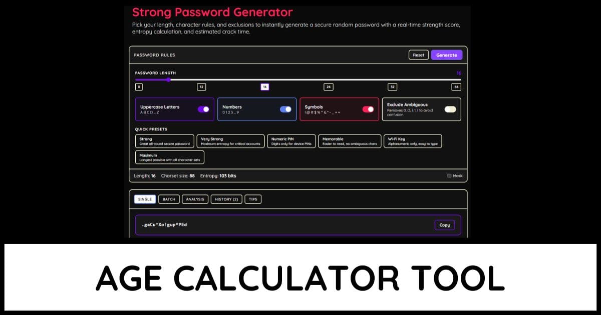 Age Calculator