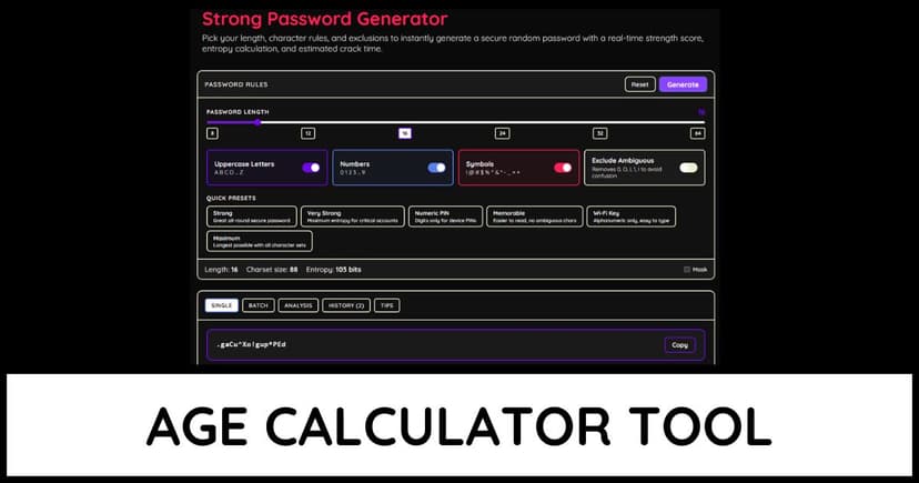 Age Calculator