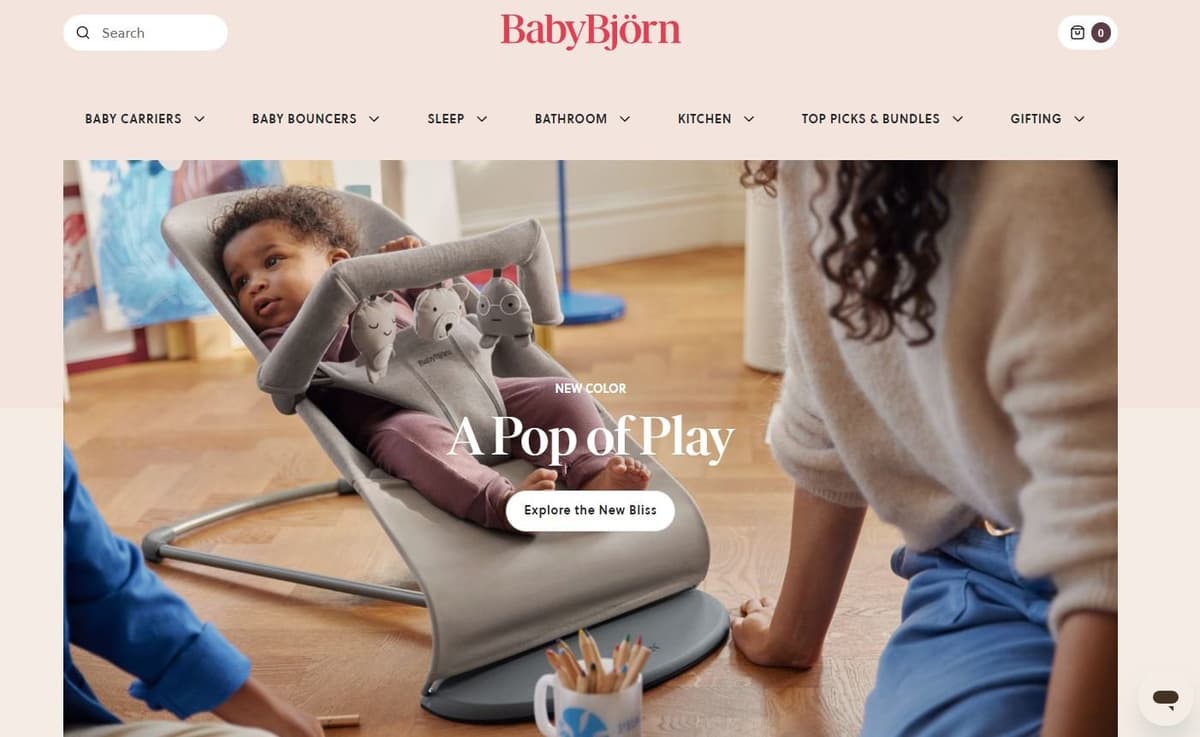 BabyBjörn - Swedish baby brand known for safe, high-quality carriers and bouncers