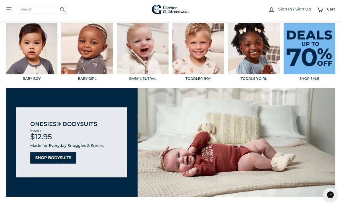 Gerber Childrenswear - Infant and toddler apparel, bedding, and accessories