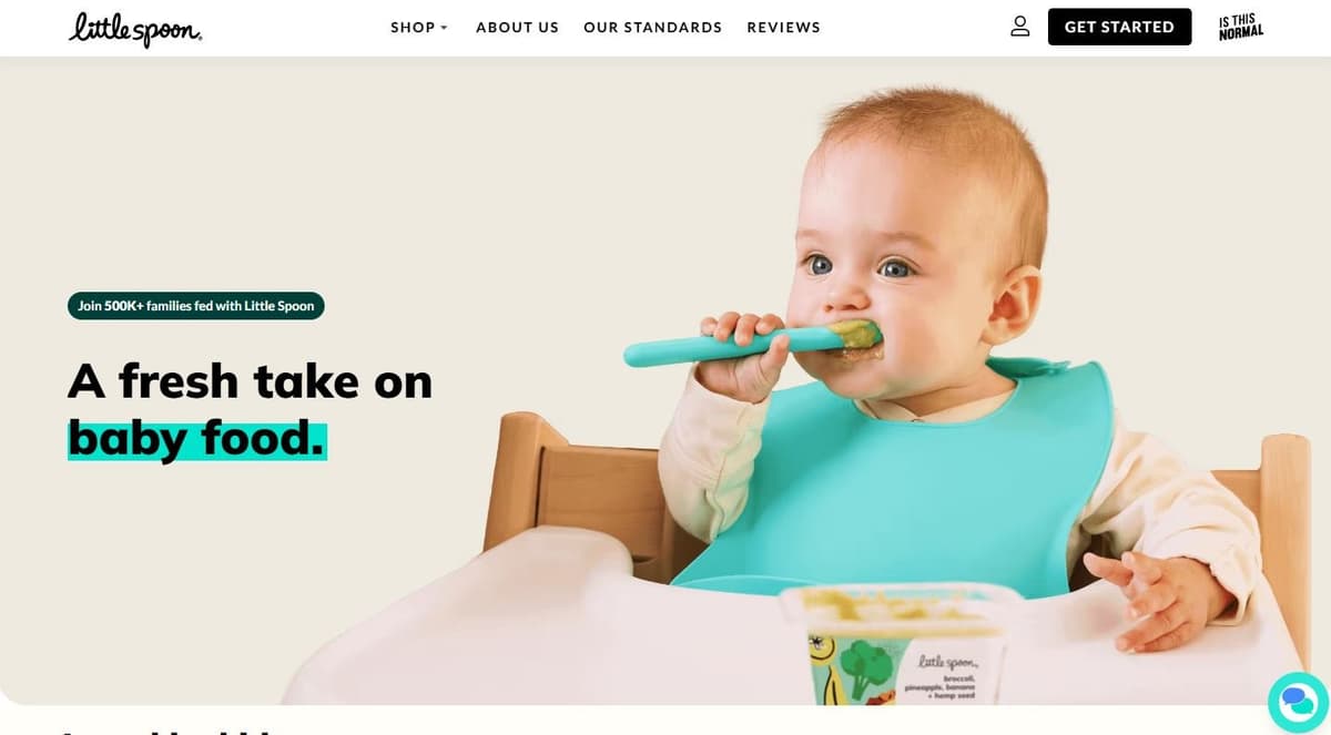 Little Spoon - Fresh organic baby food delivered to parents' doors