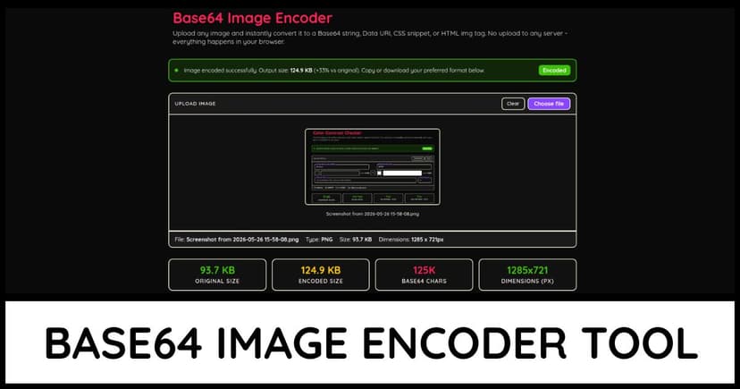 Base64 Image Encoder