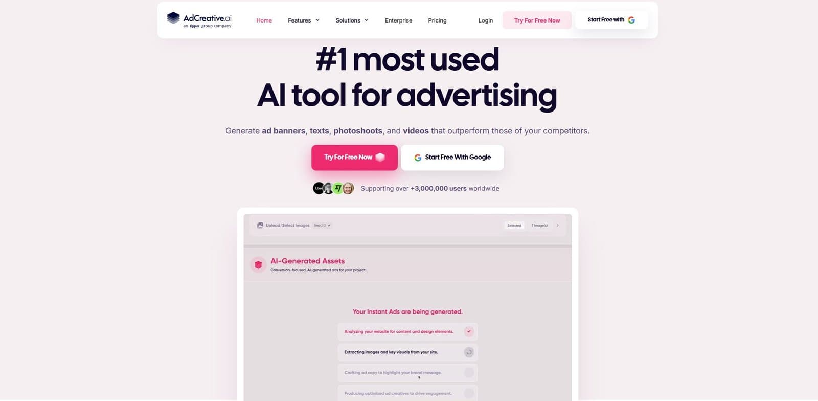 AdCreative.ai - AI-powered ad creative generation tool for marketers and agencies
