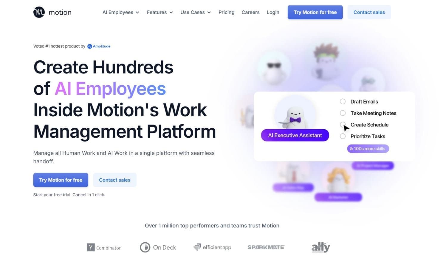 Motion AI - AI-powered task scheduling and calendar optimization platform