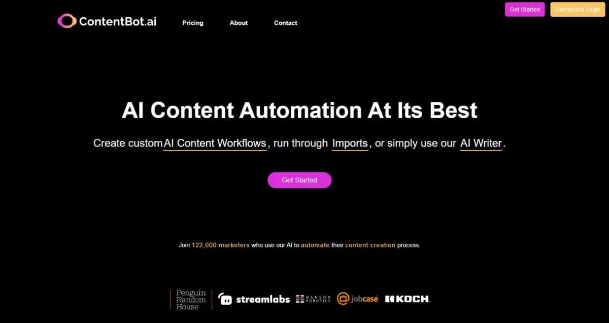 ContentBot AI writing tool