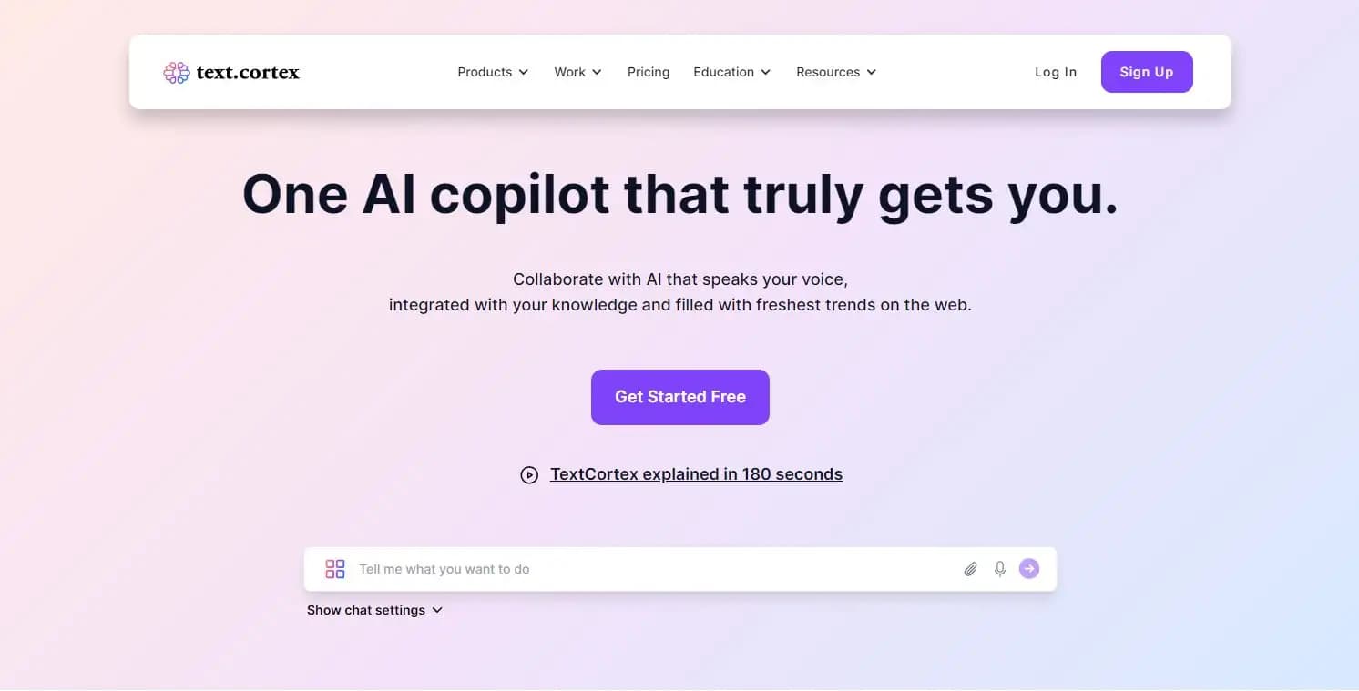 TextCortex AI writing tool
