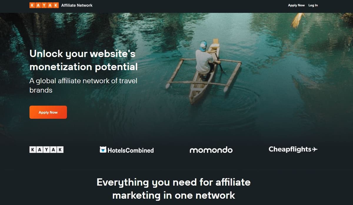 KAYAK - Travel search engine processing 6 billion searches annually with 15,000+ affiliate partners