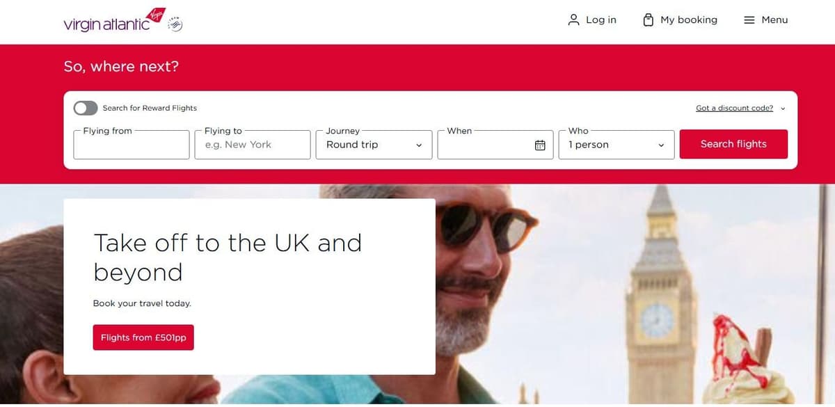Virgin Atlantic - British airline known for innovative air travel and distinctive brand personality