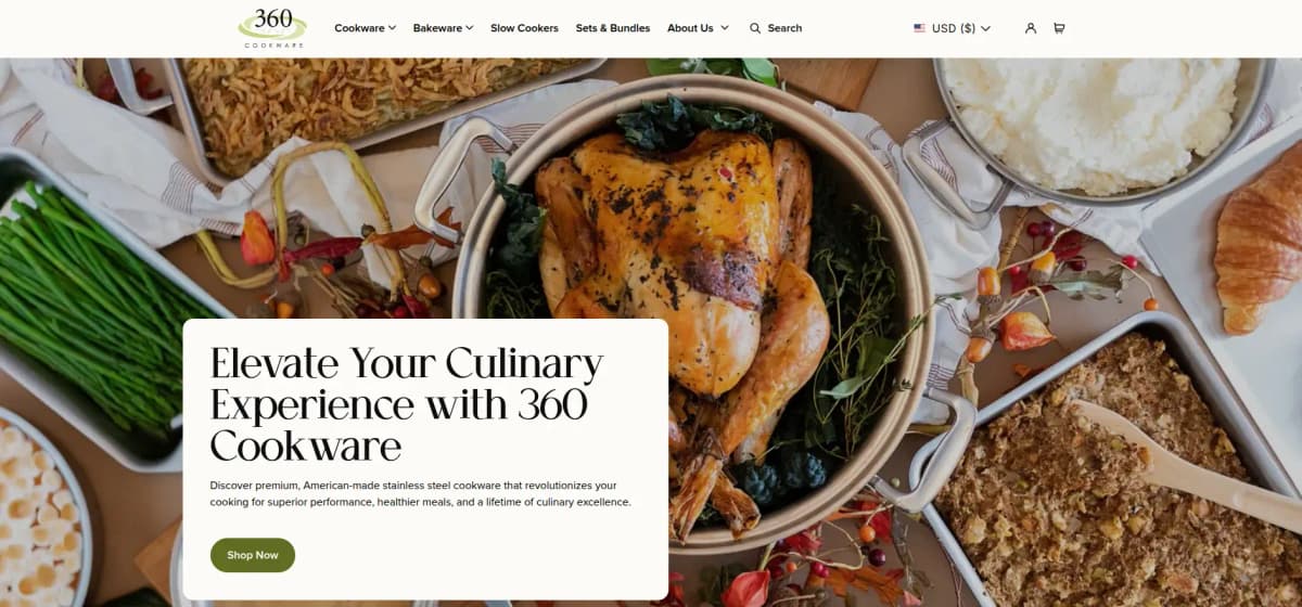 360 Cookware - Premium American stainless steel bakeware and cookware