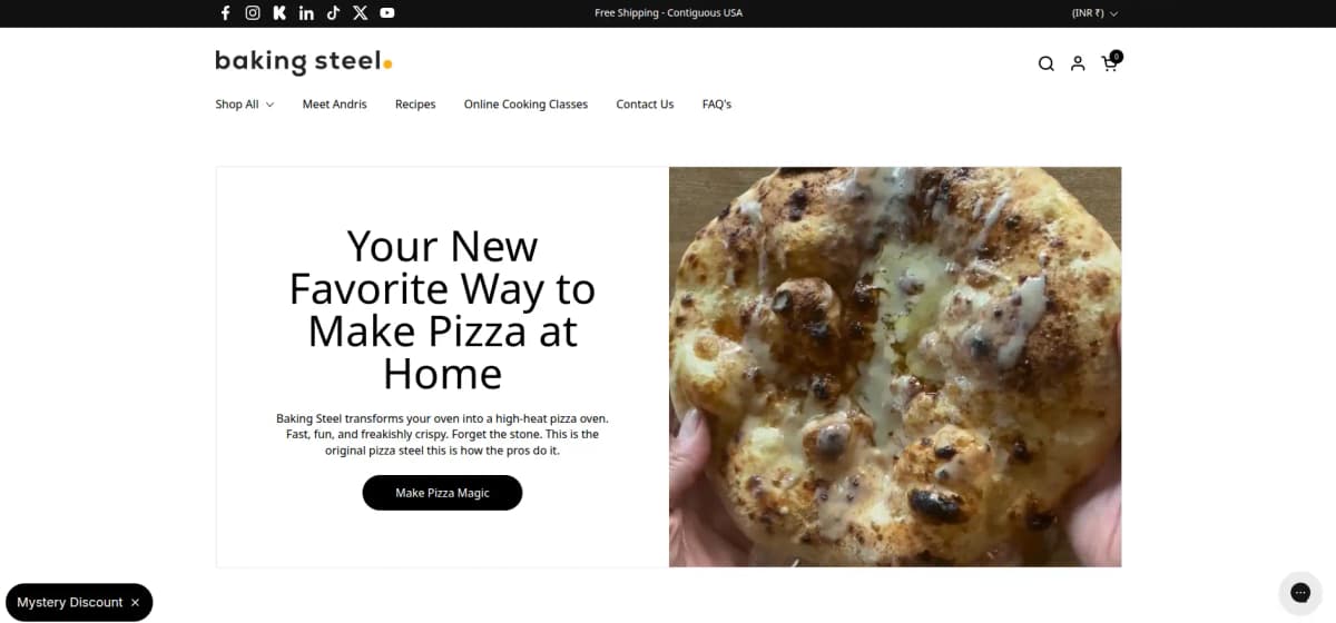 Baking Steel - Professional pizza and bread baking surface for home kitchens
