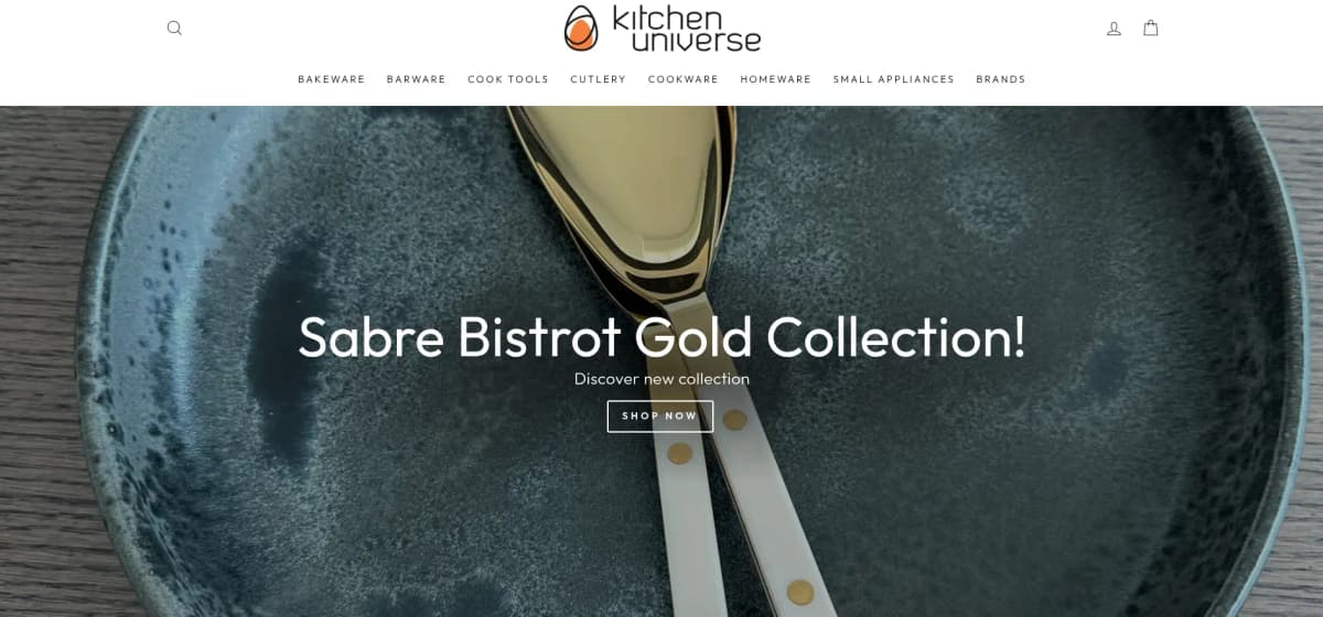 Kitchen Universe - Online store featuring top baking and cooking brands