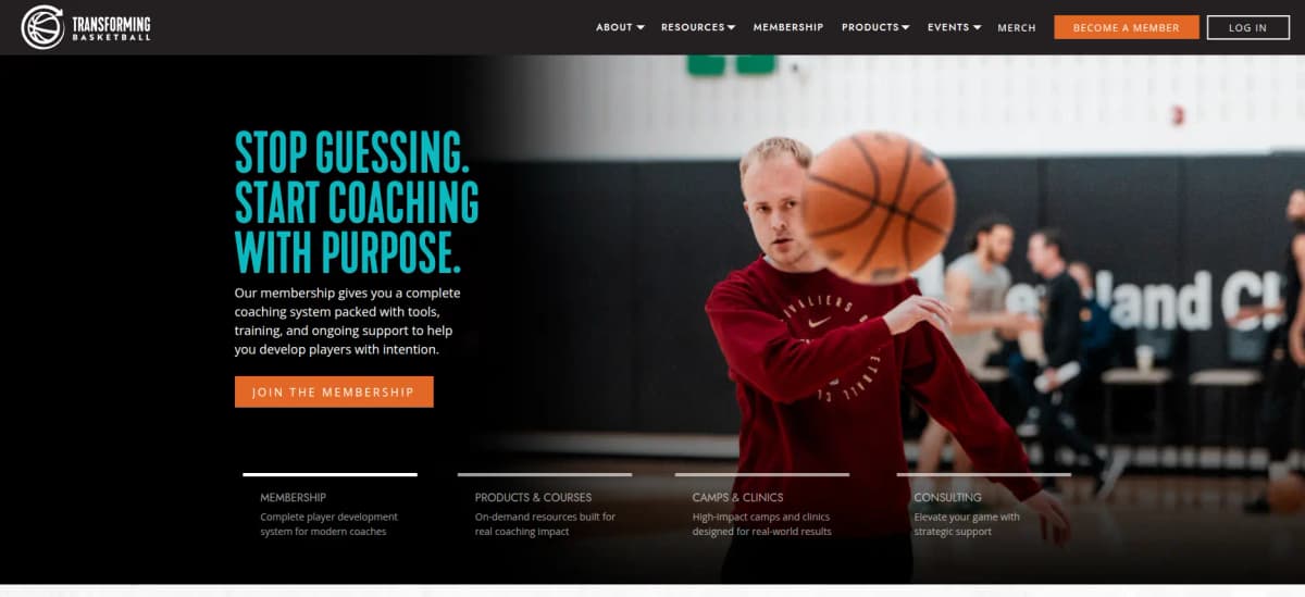 Transforming Basketball - Evidence-based training courses, workshops, and camps