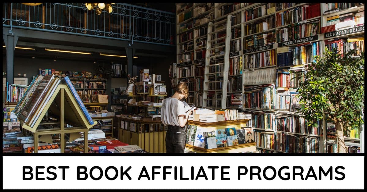 Cover image for best book affiliate programs article