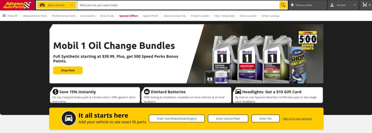 Advance Auto Parts automotive retailer