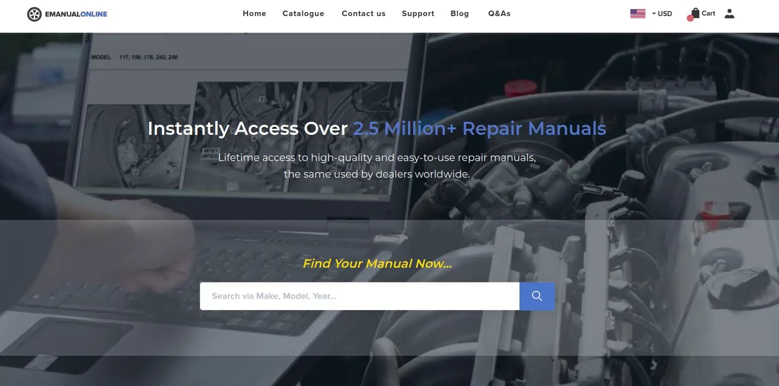 eManualOnline repair and service manuals