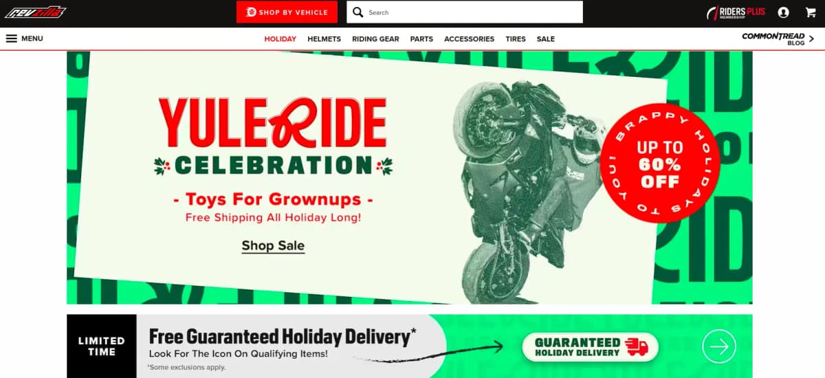 RevZilla motorcycle gear retailer