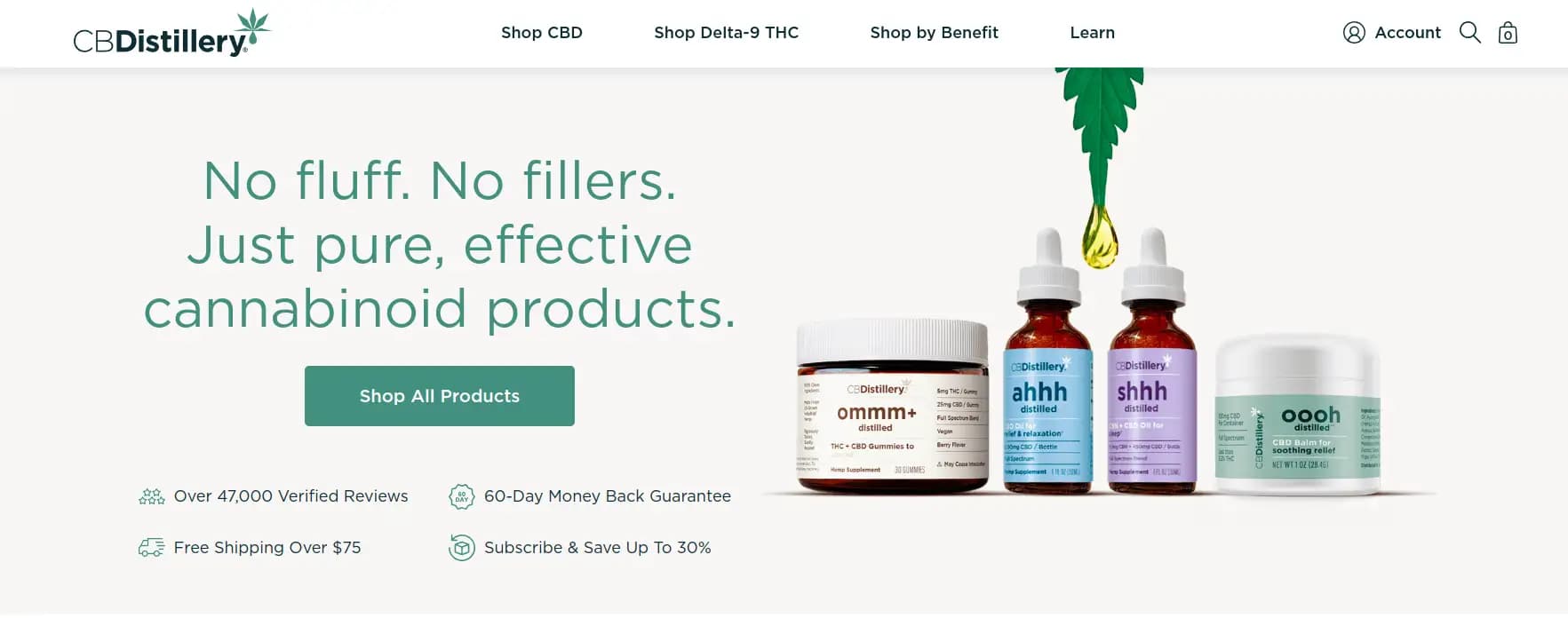 CBDistillery - Vertically integrated CBD products with full spectrum options