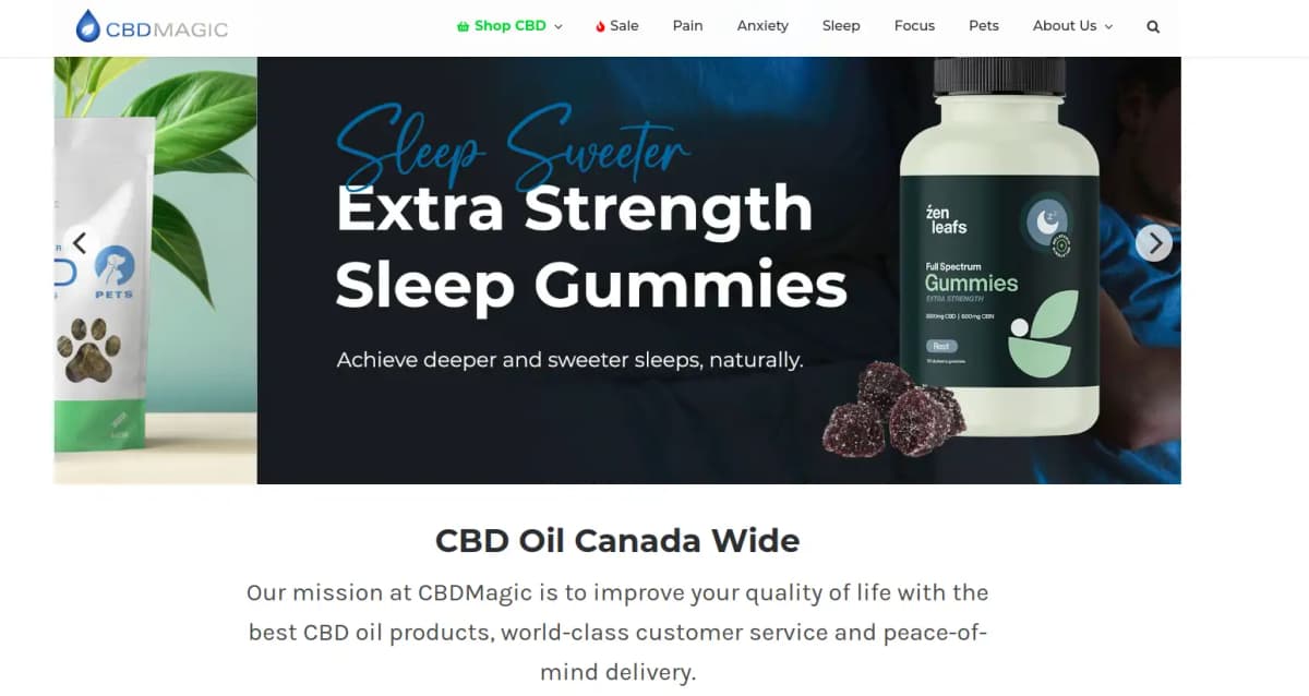 CBDMagic - Canadian premium CBD products with innovative formulations
