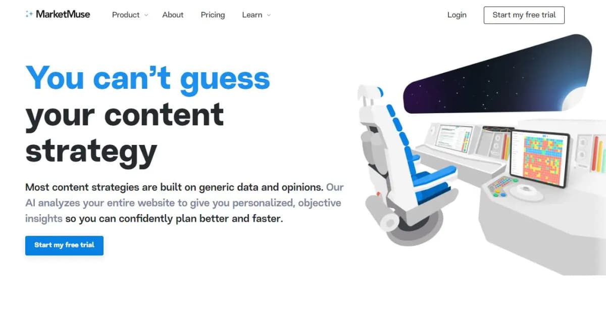 MarketMuse content optimization tool