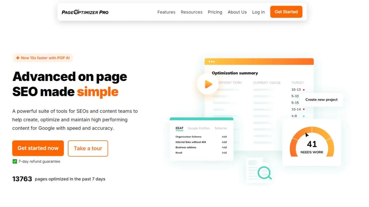 Page Optimizer Pro SEO tool