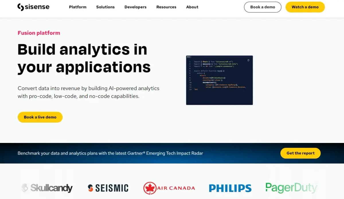 Sisense business intelligence