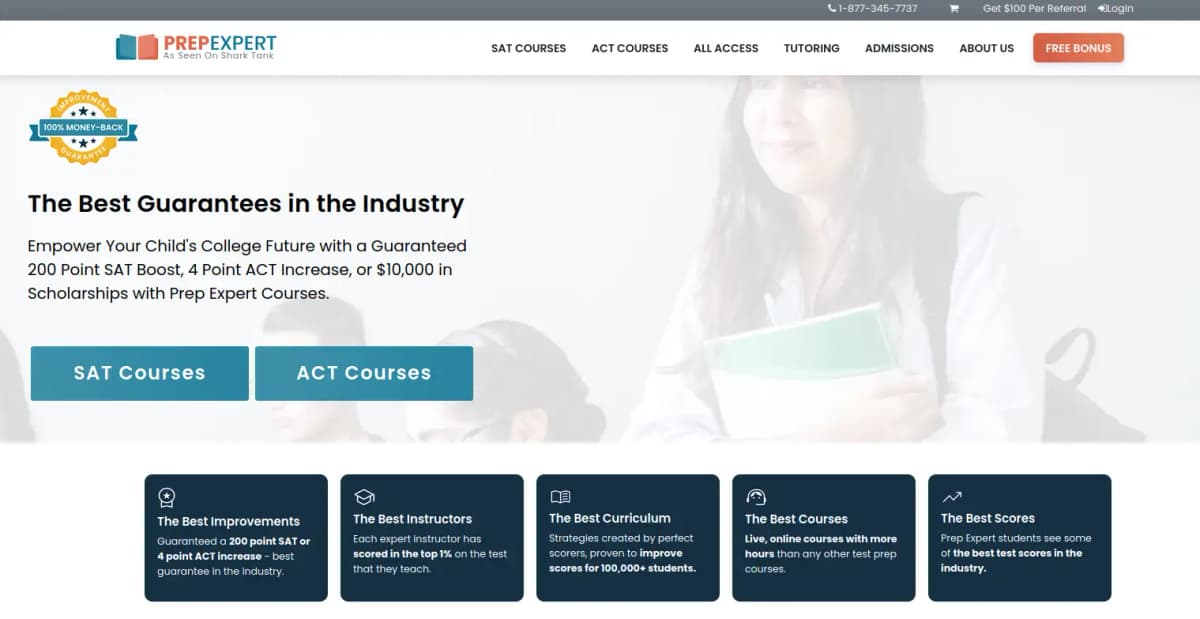 Prep Expert SAT and ACT test prep courses