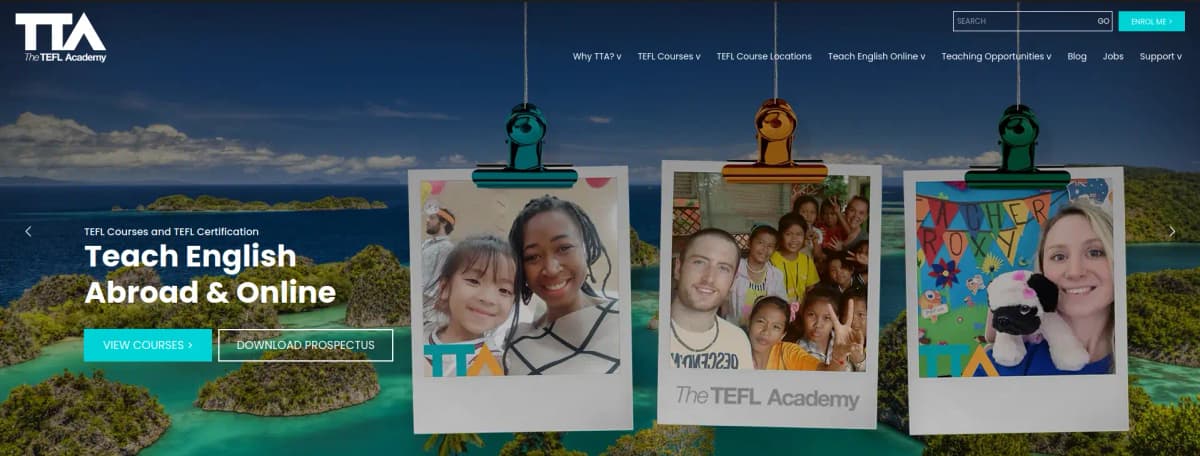 The TEFL Academy English teaching certifications