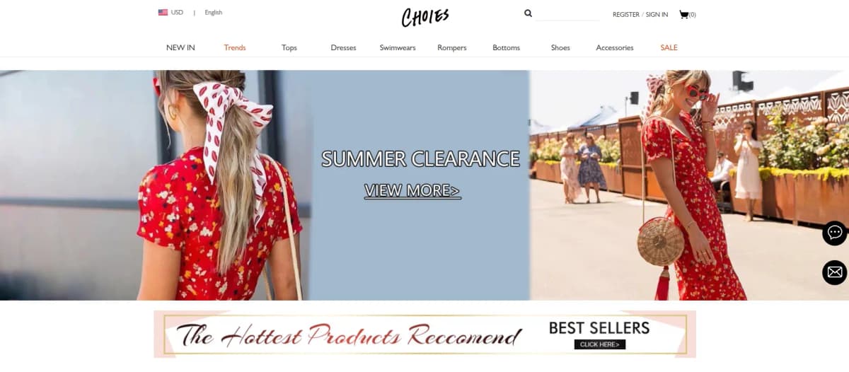 Choies luxury fashion