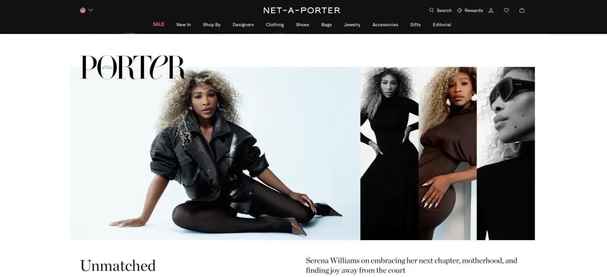 NET‑A‑PORTER clothes and accessories