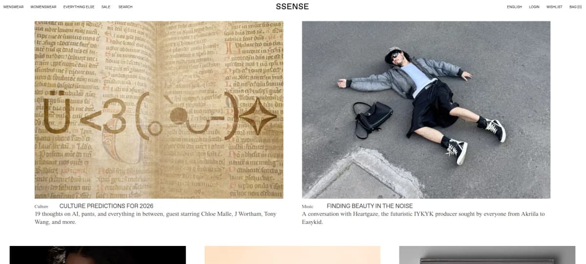 SSENSE designer fashion