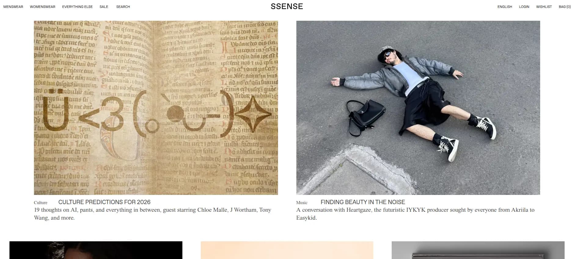 SSENSE designer fashion