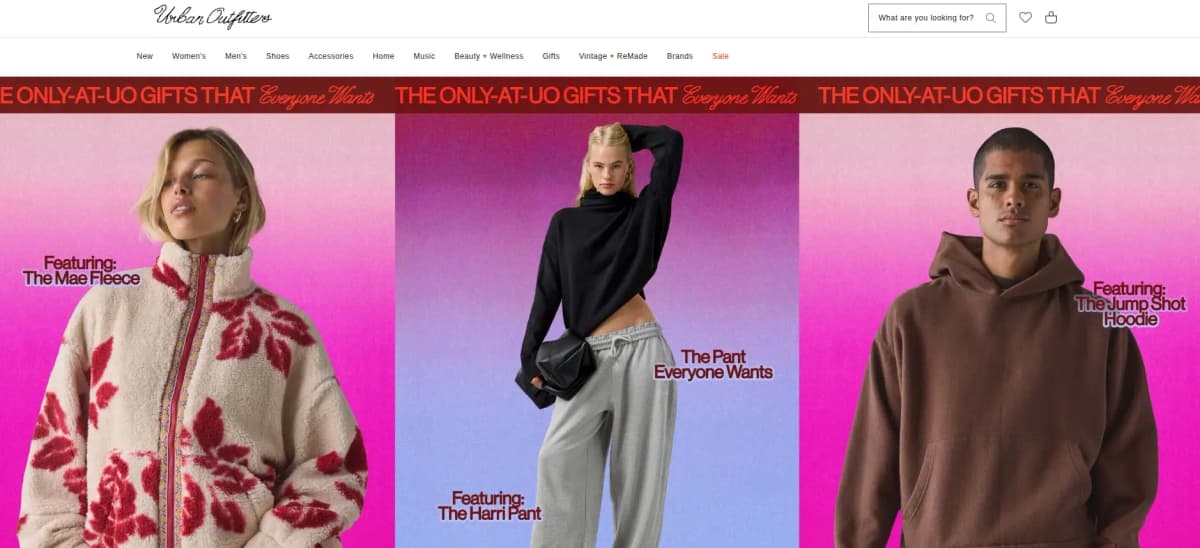 Urban Outfitters fashion and lifestyle