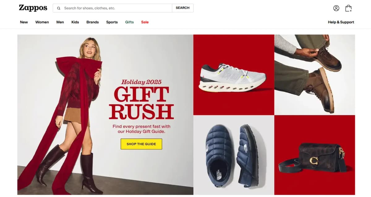 Zappos shoes and apparel