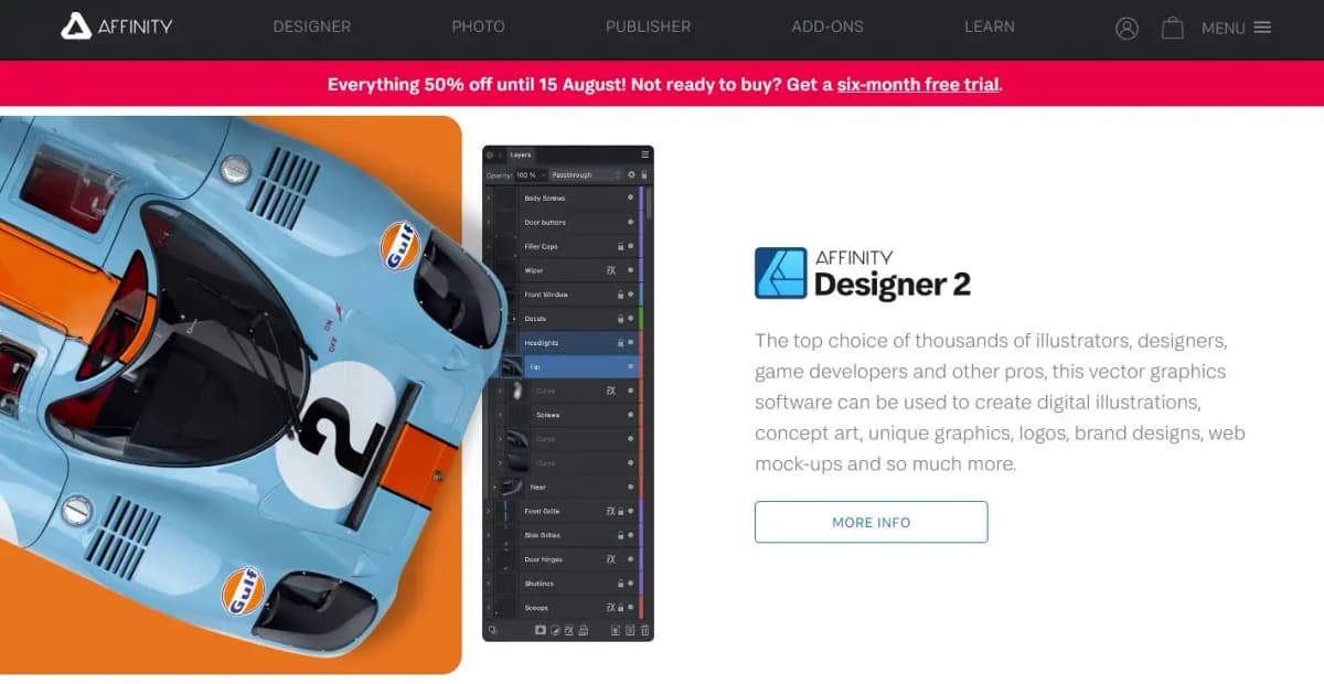 Affinity Suite graphic design tool