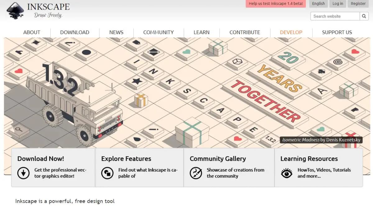 Inkscape graphic design tool