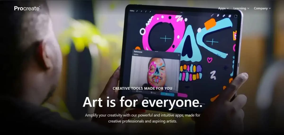 Procreate graphic design tool