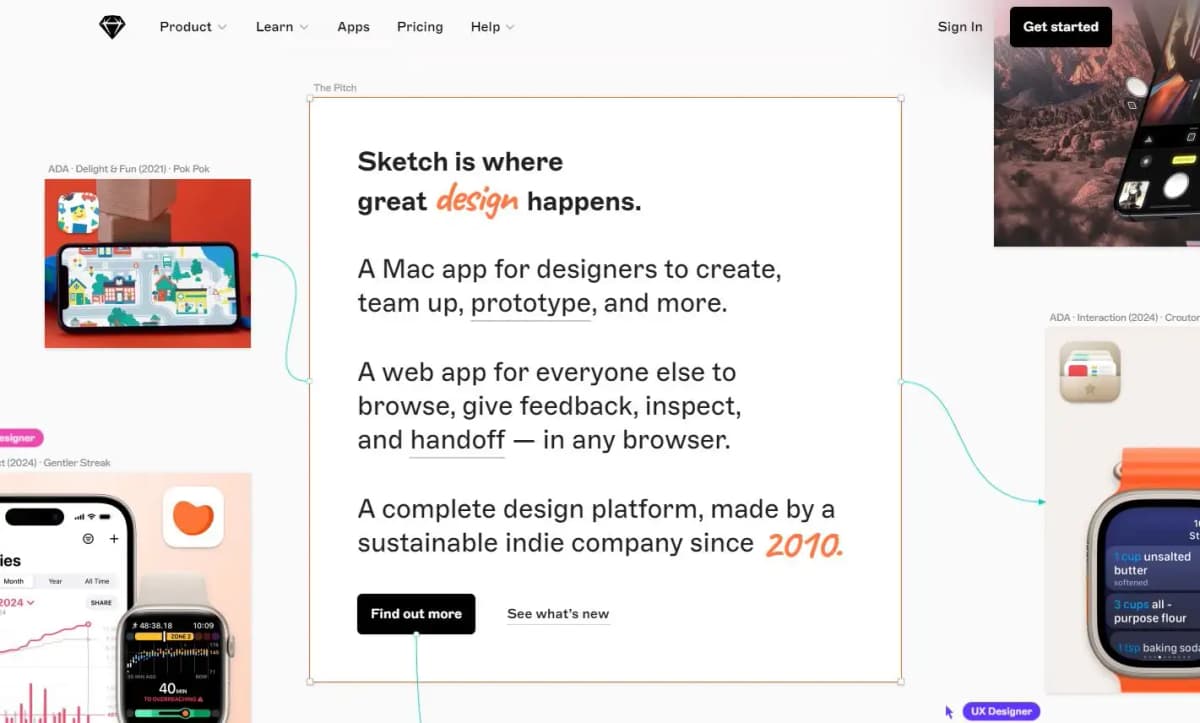 Sketch graphic design tool