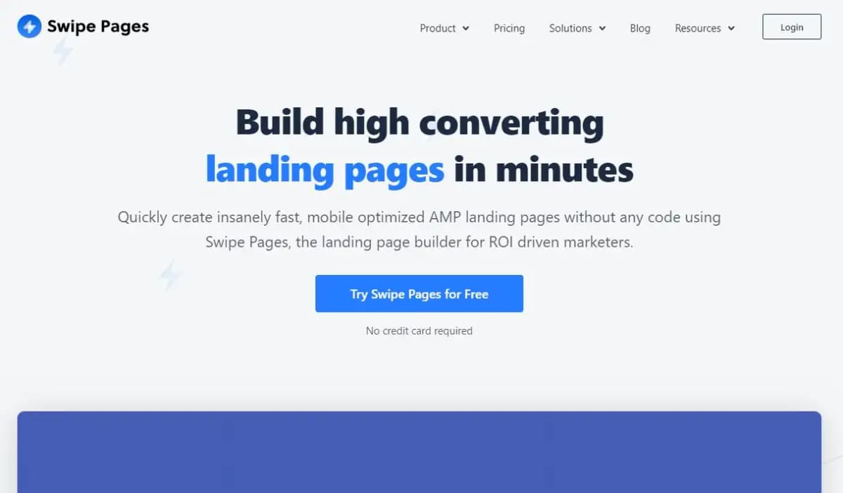 Swipe Pages landing page builder