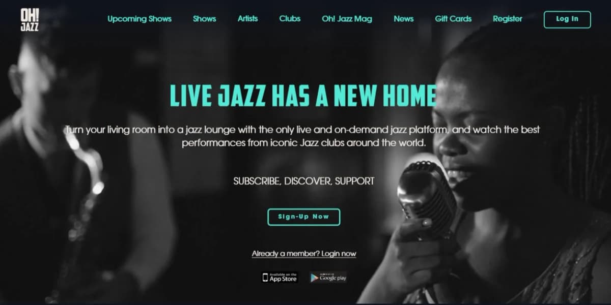 Oh! Jazz streaming platform