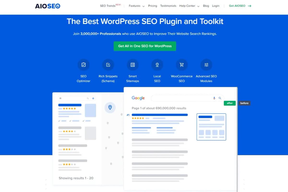 All In One SEO plugin