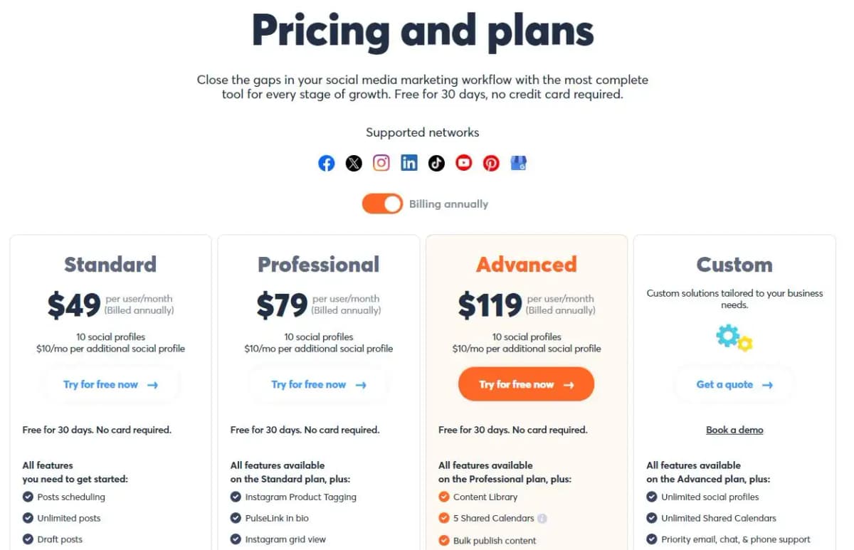 Agorapulse pricing
