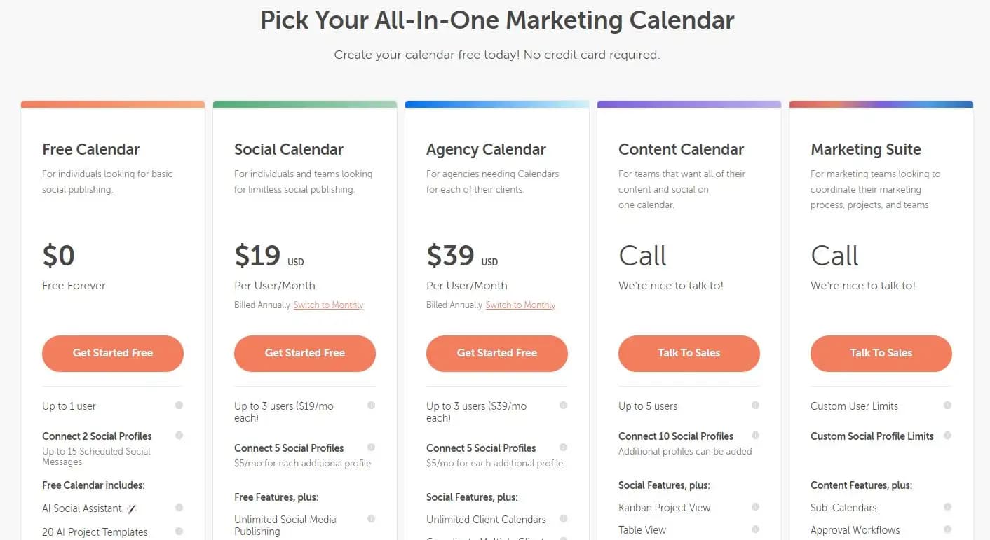 CoSchedule pricing