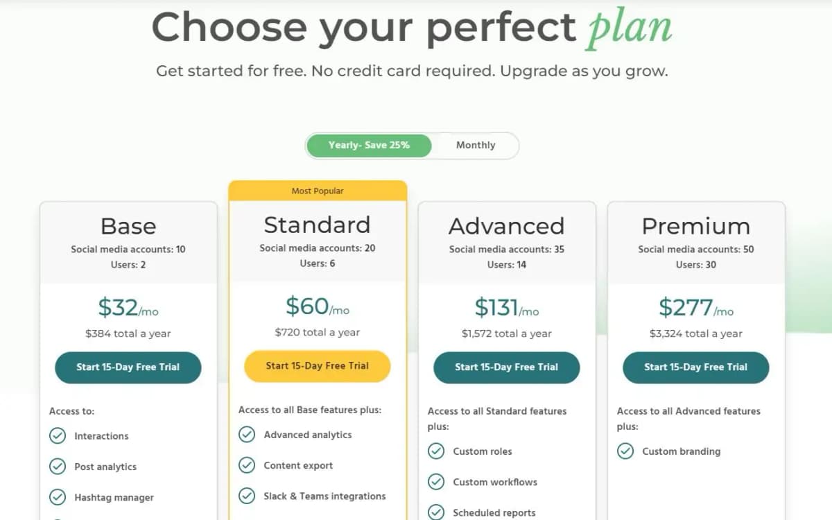 Loomly pricing