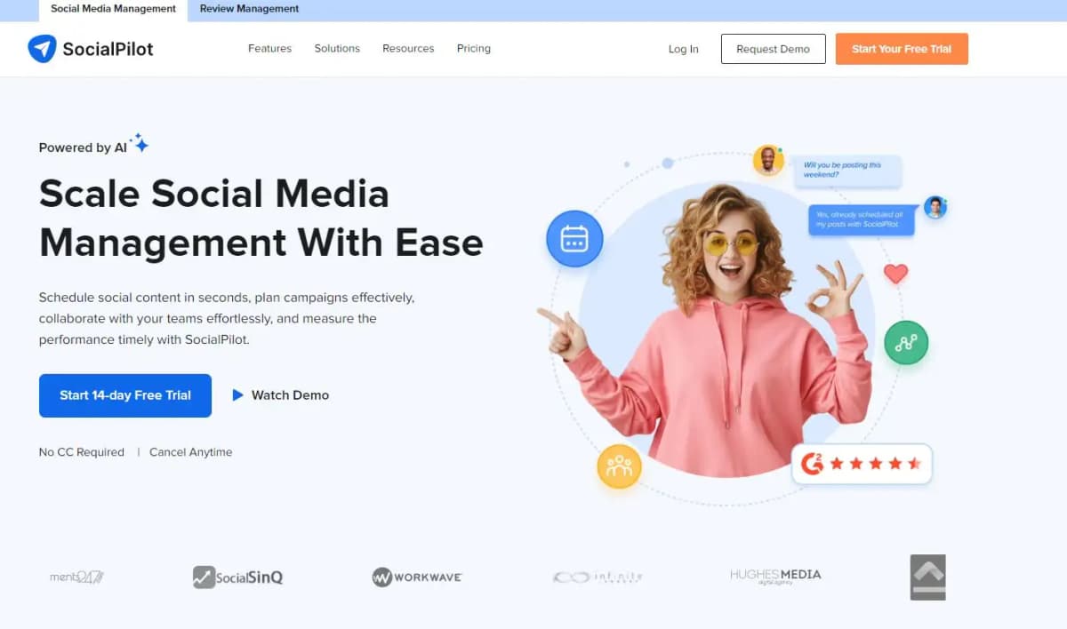 SocialPilot social media scheduler