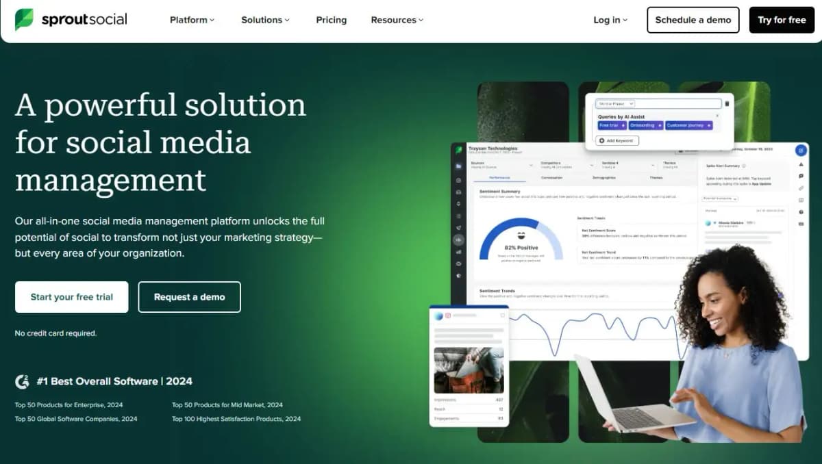 Sprout Social social media scheduler