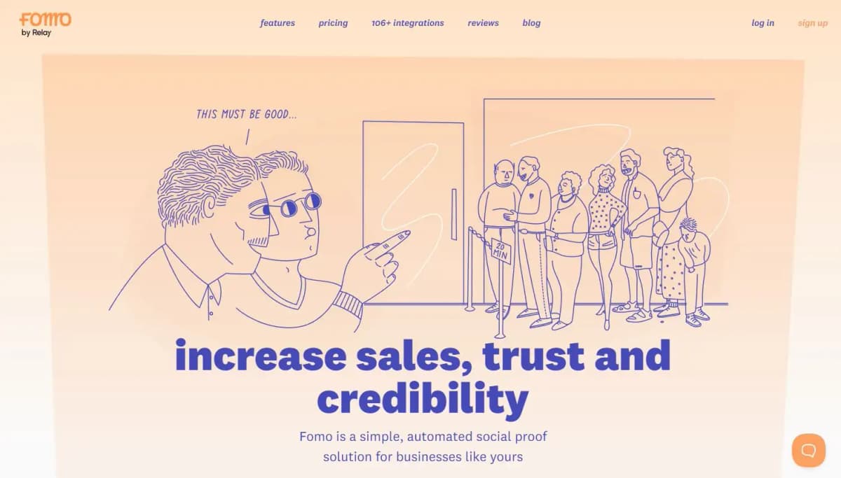 FOMO social proof tool
